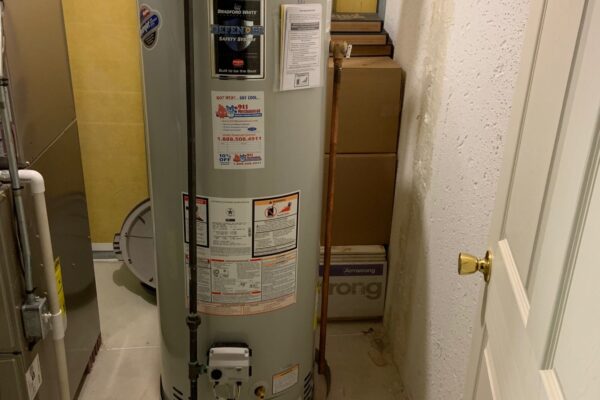 Bradform Smith Hot Water Heater Installed