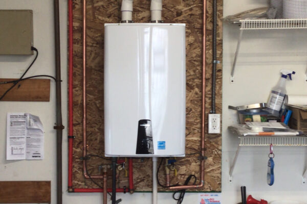 Navien Tankless Water Heater Installed