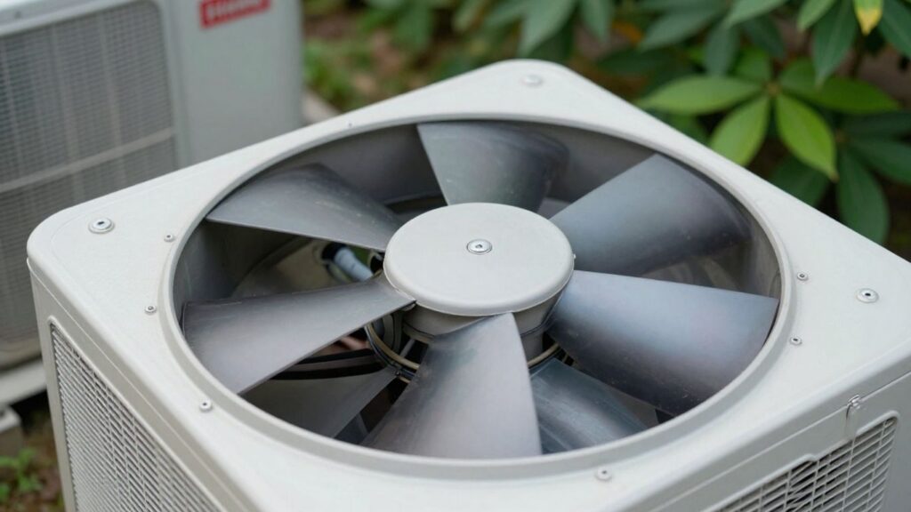 Trane AC unit fan not spinning