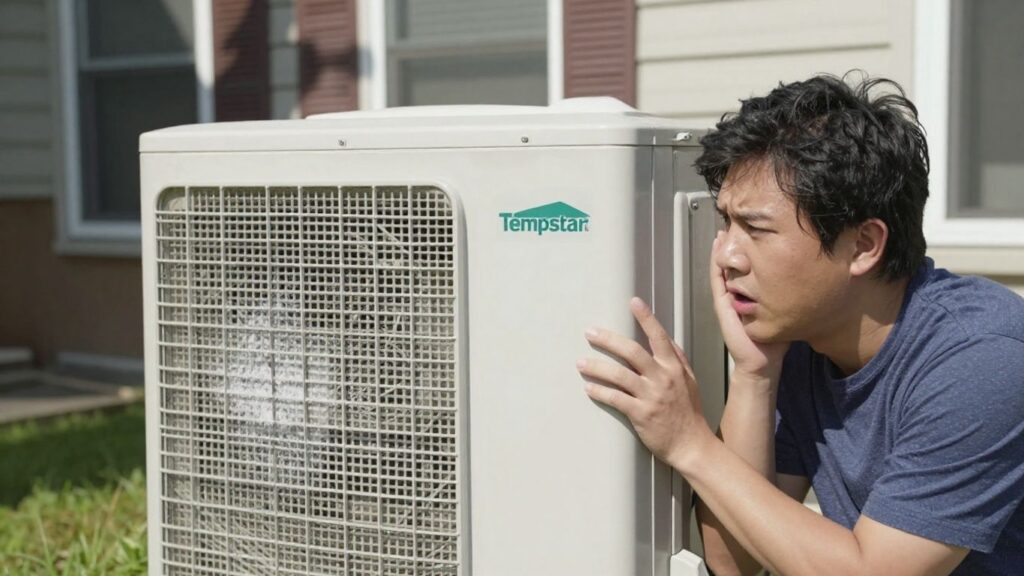 Tempstar AC unit not cooling with frost.