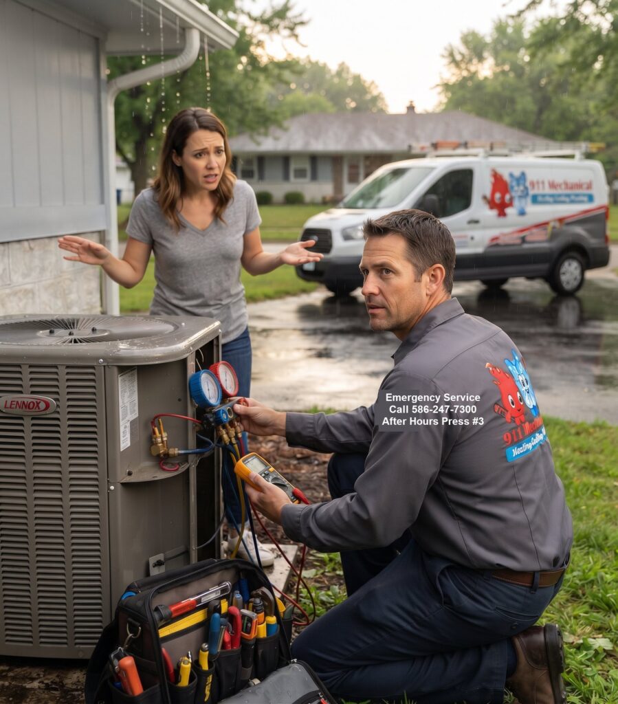 911 Mechancial HVAC emergency Service technican